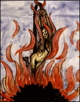 witch burned